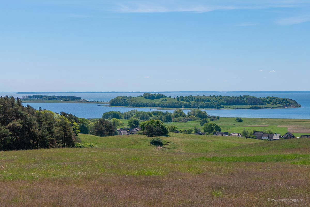 Blick von den Zickerschen Bergen